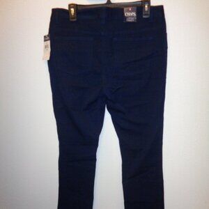 Chaps Navy Blue Pants Size 12 Petite  NWT Slimming Fit